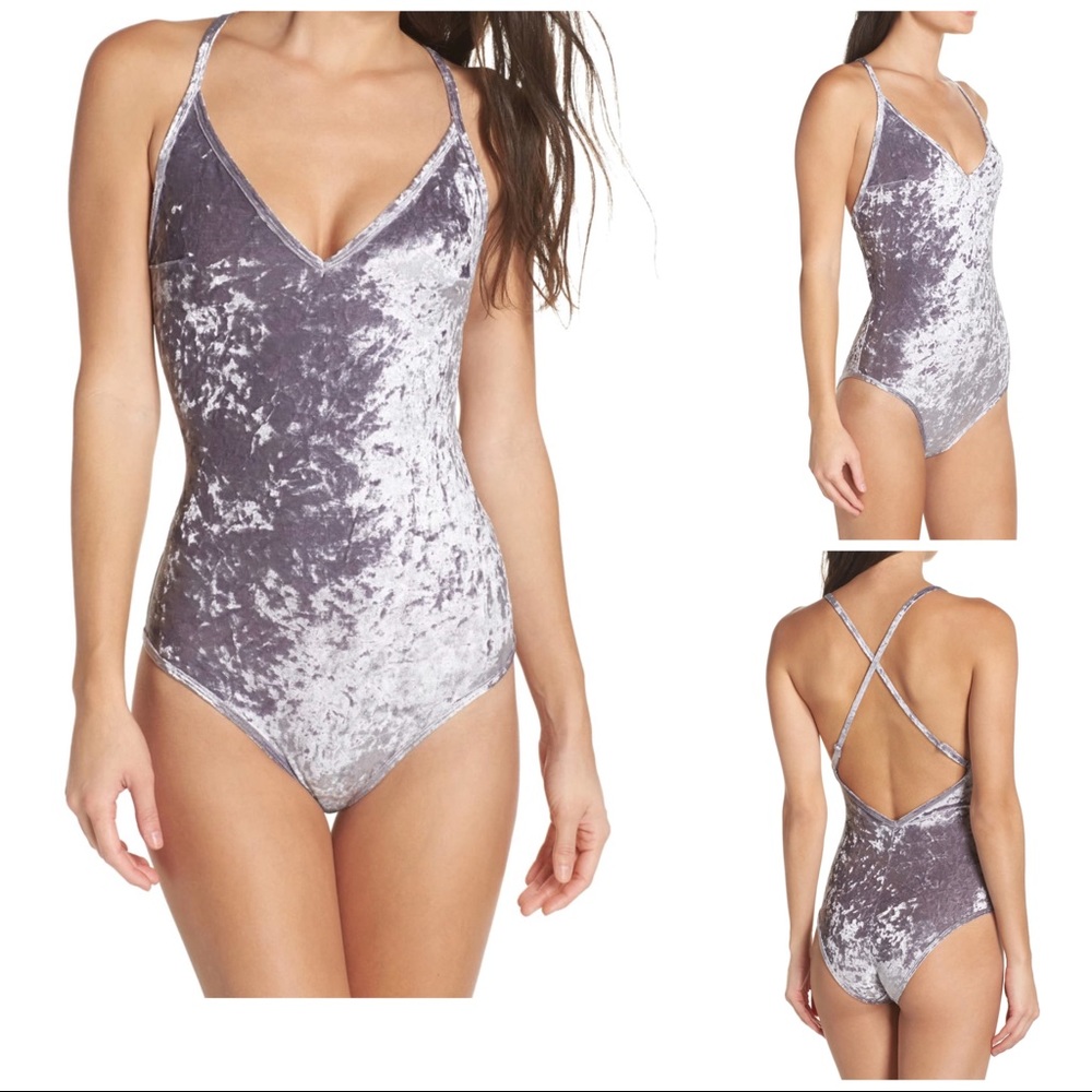 Sam Edelman Silver Bodysuit